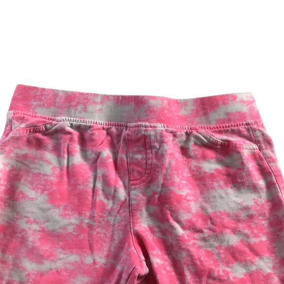 Freestyle Revolution Girls Pink Tie Dye Bermuda Shorts Size 12 Elastic Waist - Picture 9 of 10